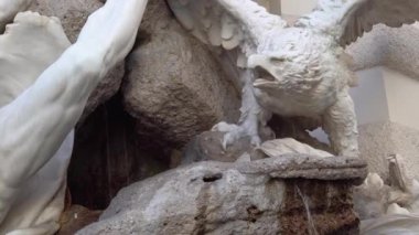 Viyana, Avusturya Eylül 2018.The Çeşme Hofburg Sarayı önünde