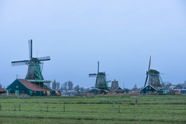 Netherland. Holland. Wind mills in Zaanse Schans