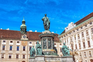 Viyana, Avusturya. İmparator Franz anıt ben, Hofburg