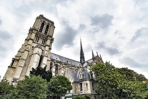 De paris notre dame Kathedrale in Paris. Frankreich — Stockfoto