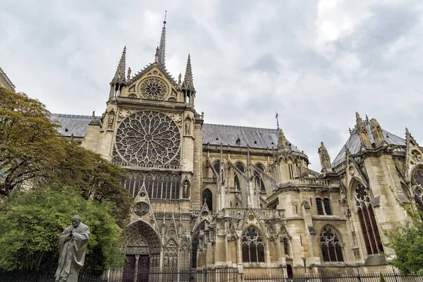 Catedrala De Paris Notre Dame din Paris. Franța — Fotografie, imagine de stoc