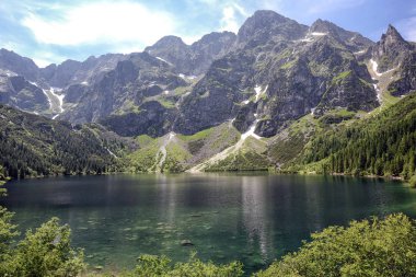 Polonya Tatras deniz gözü Gölü. Dünyanın en iyi beş göl Gölü