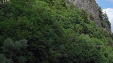 rock ünlü Orava kale, Slovakya.