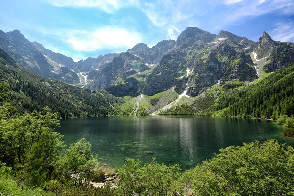 Tatras 'da dağ Gölü, Polonya, Avrupa
