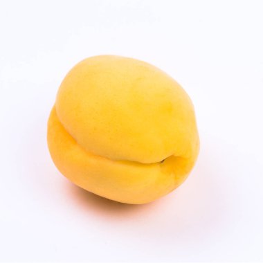 Olgun kayısı closeup beyaz zemin üzerine