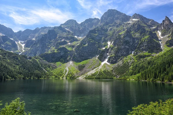 Lago di montagna a Tatra, Polonia, Europa — Foto Stock
