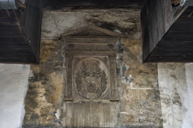 Slovakya, Avrupa. Orava kale avlusu,