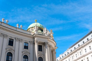 Viyana, Avusturya. Hofburg Sarayı 'nın bazı kısımlarında