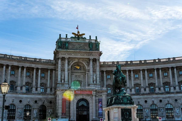 Σεπτέμβριος 2018 Αυστρία. Hofburg Palace με Heldenplatz στη Βιέννη — Φωτογραφία Αρχείου