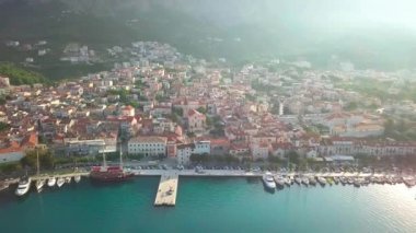 Grand Canal Venedik batımında, İtalya.