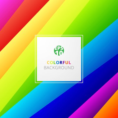 Soyut renkli çizgili şekil. Yaz dönemi. Vektör illüstrasyonu