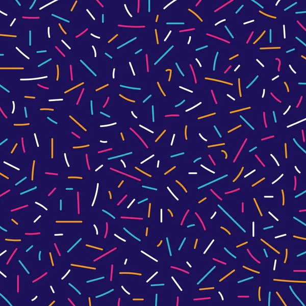 Abstraites Lignes Colorées Modèle Memphis Style Rétro Que Vous Pouvez — Image vectorielle