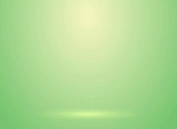 Studio Room Green Lihjt Background Lighting Well Use Business Backdrop — Stock Vector
