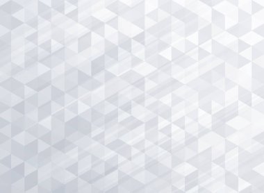 Soyut çizgili geometrik üçgenler gri renk arkaplanı ve ışık efektli doku. Vektör illüstrasyonu