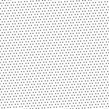 Beyaz arka plan ve doku Siyah noktalı deseni. Vektör çizim