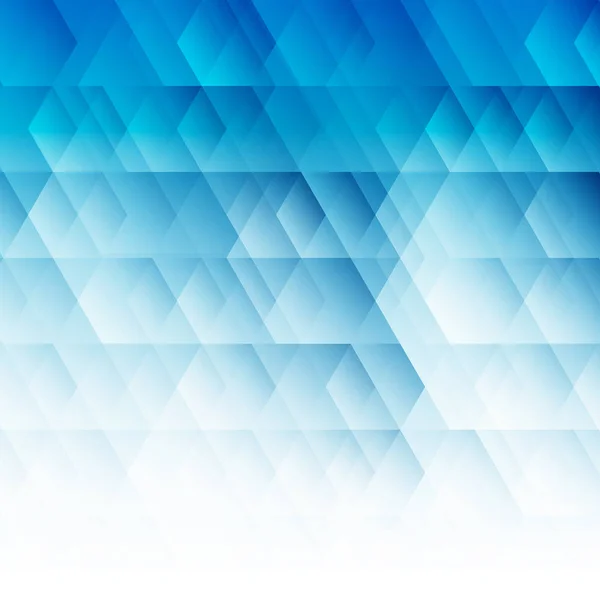 Abstraktní Geometrický Šestiúhelník Vzor Modré Pozadí Kreativní Design Šablony Vektorové — Stockový vektor