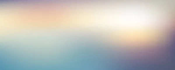 Abstrakter Verschwommener Gradienten Dämmerungshintergrund Farbenfroher Himmel Mit Sonnenlicht Vektorillustration — Stockvektor