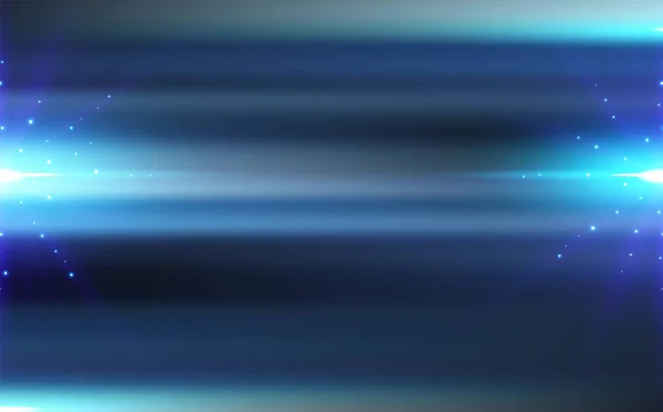 抽象运动模糊了蓝色背景技术的概念 具有照明爆裂效果 矢量说明 — 图库矢量图片