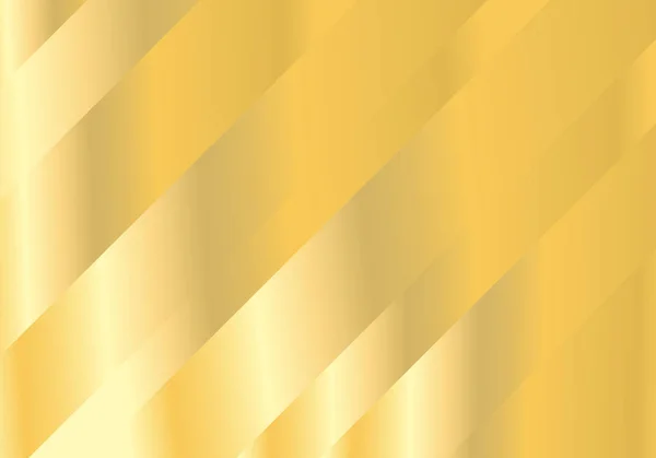 Fondo Oblicuo Abstracto Oro Brillante Ilustración Vectorial — Vector de stock