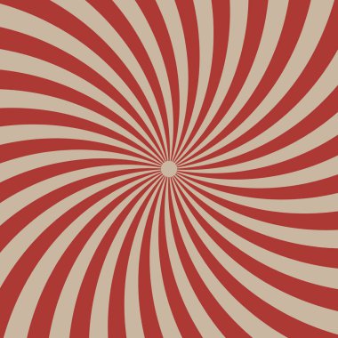 Sirk grafik RADIUS etkileri kırmızı retro renk ve çizgi roman arka plan için açık kahverengi. Vektör çizim