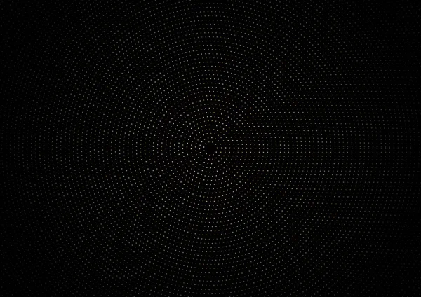 Texture dorée pailletée sur fond noir style demi-teinte. Abstr — Image vectorielle