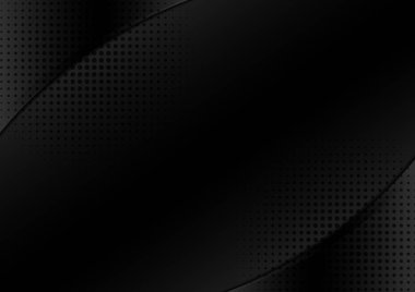 Şablon broşür üçgenve siyah sırtlı geometrik eleman