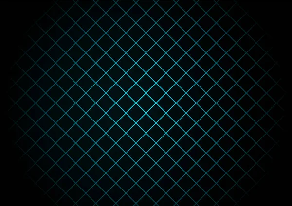 Patrón cuadrado negro abstracto sobre fondo azul claro y texto — Vector de stock
