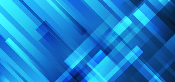 Абстрактные синие полосы, пересекающие технологию футуристического концептуального фона. Векторная иллюстрация
