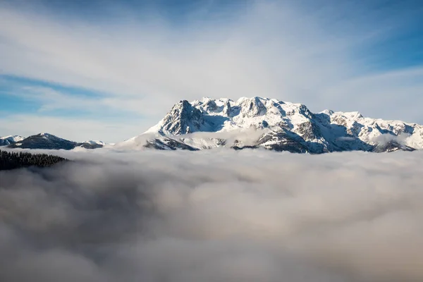 Vista Panorâmica Paisagem Montanhosa Salzburgo Áustria — Fotografia de Stock