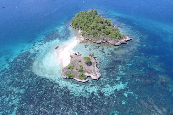 Vista Panorâmica Gili Petelu Lombok Indonésia — Fotografia de Stock