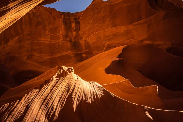 Scenic View Lower Antelope Canyon Page Arizona America Usa — Stock Photo, Image