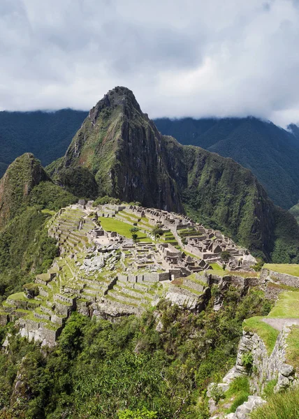 Vista Panorámica Machu Picchu Cuzco Perú — Foto de Stock