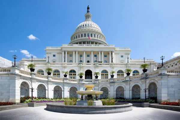 Vista Panorâmica Capitólio Dos Estados Unidos Capitol Hill National Mall — Fotografia de Stock