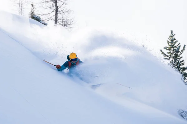 Skiën Poedersneeuw Sportgastein Bad Gastein Salzburg Oostenrijk — Stockfoto