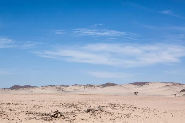 Vista Panorâmica Paisagem Deserto Damaraland Namíbia — Fotografia de Stock