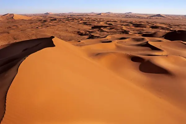 Vista Aérea Dunas Arena Gigantes Riad Arabia Saudita — Foto de Stock