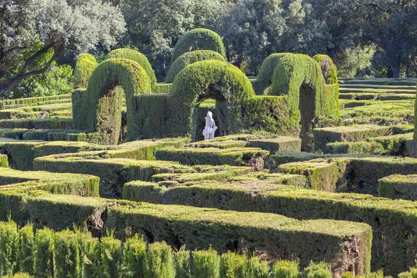 Laberinto Parc Horta Parc Laberint Horta Ciudad Jardín Más Antigua —  Fotos de Stock