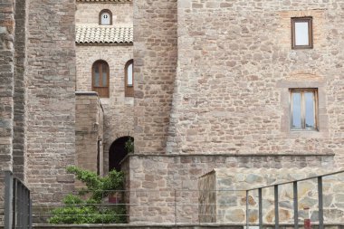 Cardona, Catalonia, İspanya'nın antik kale.