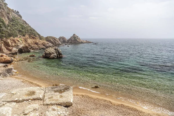 Vue Sur Méditerranée Costa Brava Blanes Catalogne Espagne — Photo