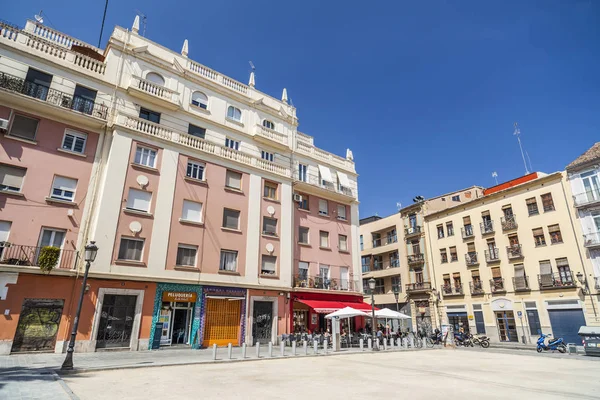 Calle Vista Centro Ciudad Valencia España — Foto de Stock