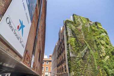  Cephe bina, Kültür Merkezi, Caixaforum, Madrid.