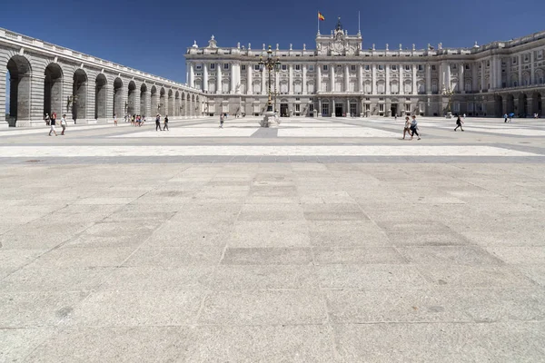 Edificio Monumental Histórico Palacio Real Madrid —  Fotos de Stock