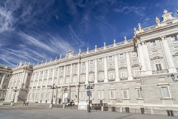 Monumento Famoso Edifício Histórico Palácio Real Palácio Real Madrid — Fotografia de Stock