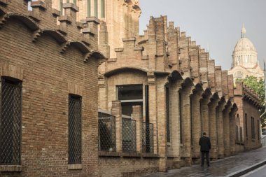 Modernist bina, Caixaforum-Casa ramona, Montjuic park,Barcelona.Spain.
