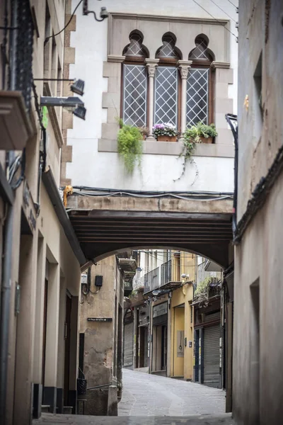 Ancienne Rue Village Médiéval Cardona Catalogne Espagne — Photo