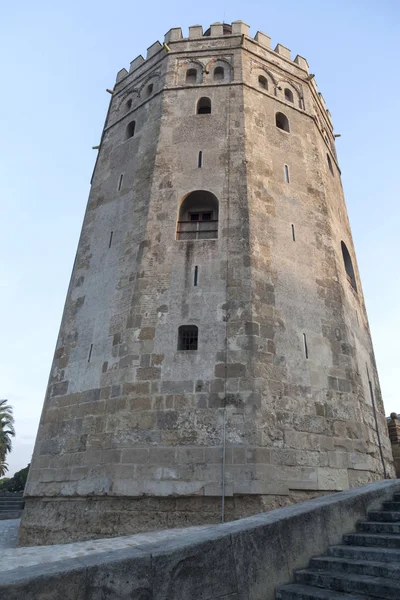 Monumento Icónico Ciudad Torre Torre Del Oro Antigua Vigilancia Militar — Foto de Stock