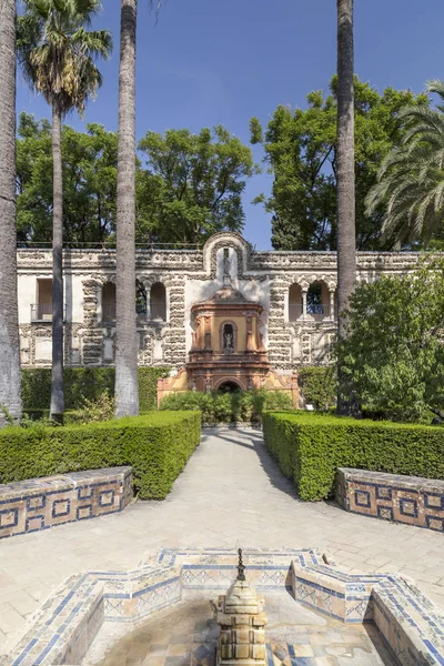 Palazzo Reale Reales Alcazares Siviglia Andalusia Spagna — Foto Stock