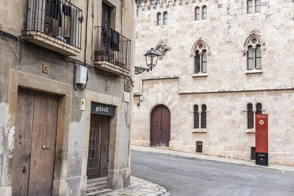Monumentala Byggnader Historiska Centrum Tarragona Catalonia Spain — Stockfoto
