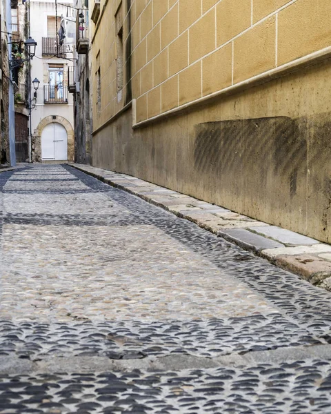 Antigua Vista Calle Centro Histórico Tarragona Catalonia España —  Fotos de Stock