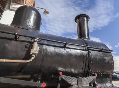  Demiryolu Müzesi ben la Geltru, il Barselona Vilanova eğitiyor. İspanya.